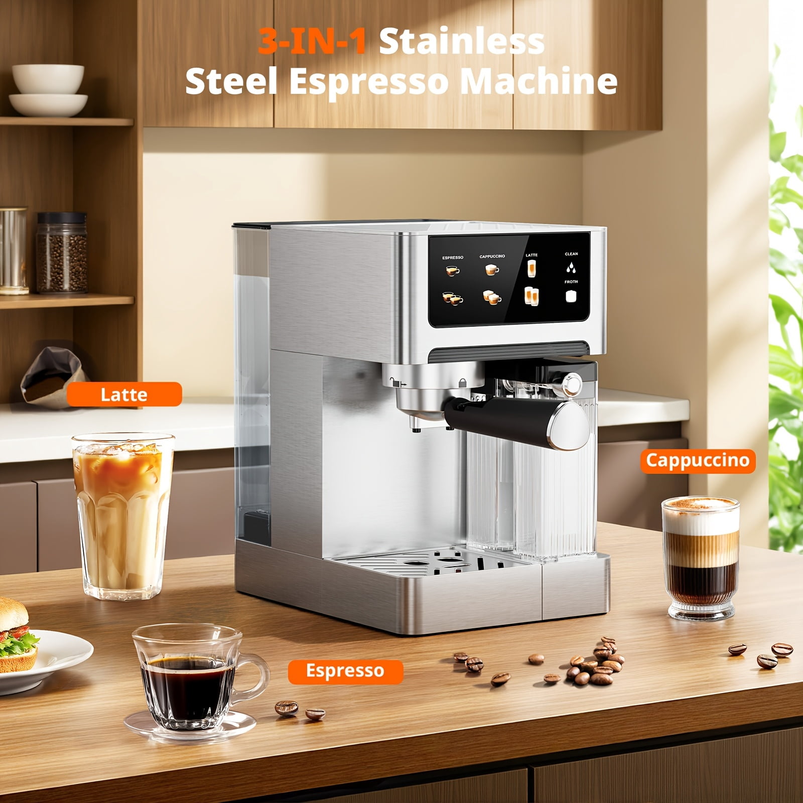 Dual Boiler Espresso Cappuccino Maker