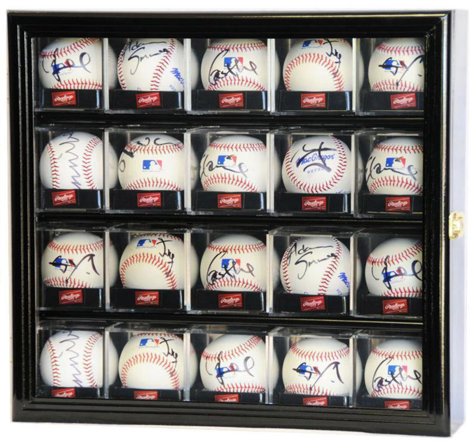 20 Baseball Acrylic Cubes Display Case Cabinet - Walmart.com