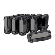 20 Black 9/16 Long Bulge Acorn Truck Wheel Lug Nuts - 1.75 Inch Tall - 3/4 Hex - Fits Many Dodge, Ram, Dakota, Durango, 1500