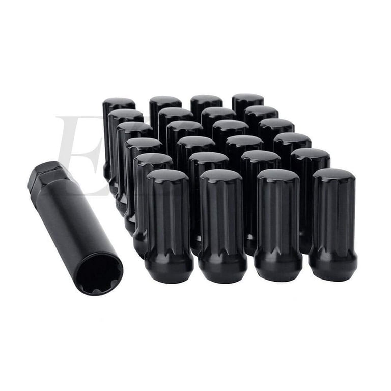 Small Diameter Spline Acorn Lug Nut - 1/2-20 Thread Size - Red Painted Finish - Bulk (21188RD) | Gorilla Automotive