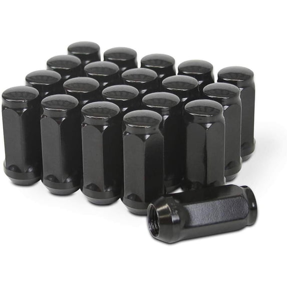 20 Black Lug Nuts 14x1.5 Compatible with Chevy Camaro SS ZL1 LT All Trims 2" Tall