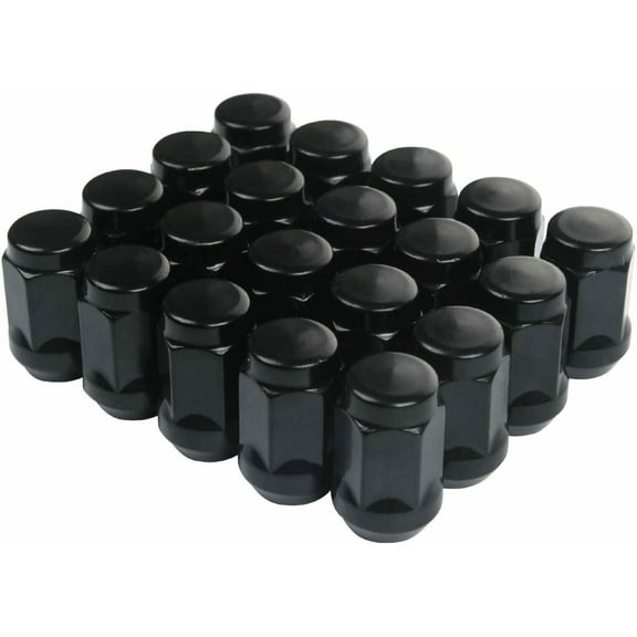 20 Black Lug Nuts 14x1.5 For 2008 Newer Dodge Challenger Scatpack Hellcat SRT