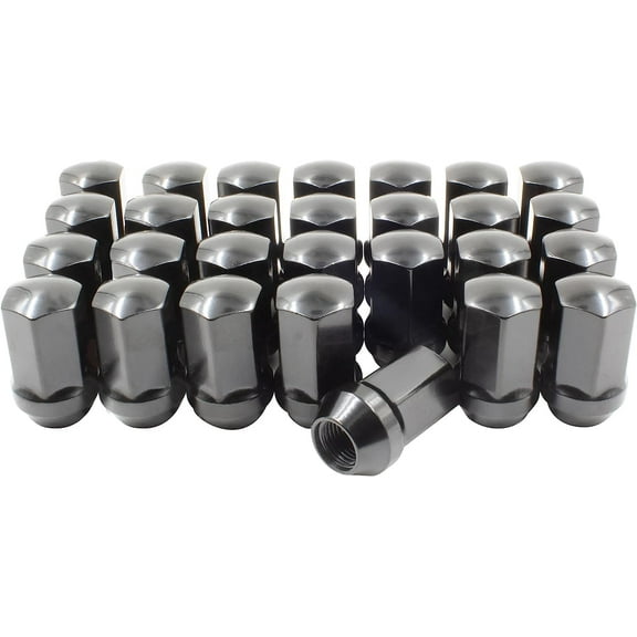 20 Black OEM Factory Style Lug Nuts M14x1.5 Compatible with Jeep Gladiator Grand Cherokee