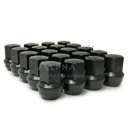 20 Black OEM Factory Style Lug Nuts M14x1.5 Fits 2011 Newer Dodge Durango