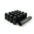thumbnail interactive-video image 1 of 20pc Black Spline Drive Tuner Lug Nuts M12x1.25 Acorn – With 2 Key Tools – Coyote 1 of 2