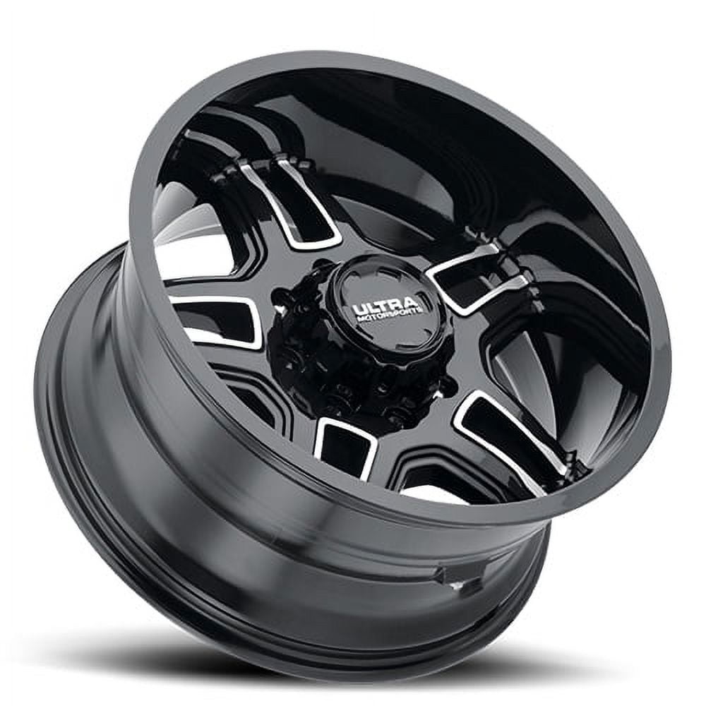 20" Black With Diamond Cut Accents Armageddon 153 Wheel by Ultra Wheel 153-2905BK+01 Fits select: 2015-2019,2021 JEEP WRANGLER UNLIMITED