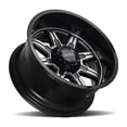 thumbnail image 1 of 20" Black With Diamond Cut Accents Menace 229 Wheel by Ultra Wheel 229-2135U25, 1 of 2