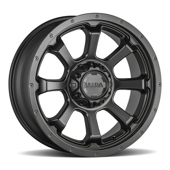 20" Black With Milled Accents Nemesis 219 Wheel by Ultra Wheel 219-2905BM+18 Fits select: 2013-2018 RAM 1500, 2021 JEEP WRANGLER UNLIMITED