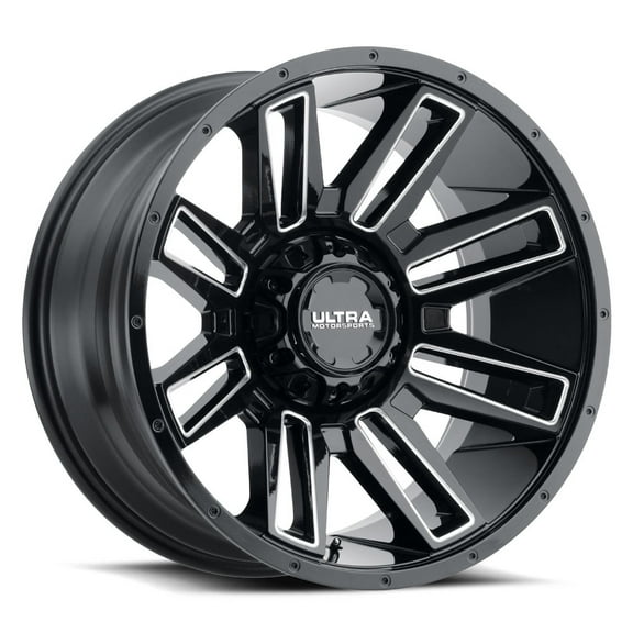 20" Black With Natural Accents Apocalypse 236 Wheel by Ultra Wheel 236-2105BM25