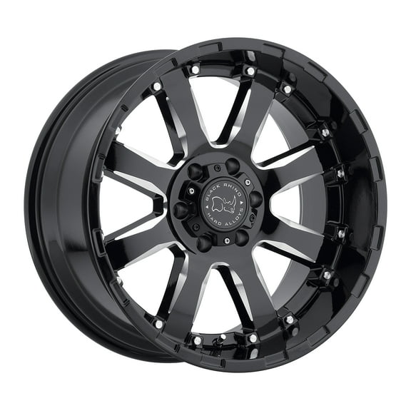 20" Black With Natural Accents Black Rhino Sierra Wheel by Black Rhino Wheels 2090SRA126140B12