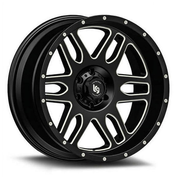 20" Black With Natural Accents Squadron 116 Wheel by LRG Wheels 11621036924N