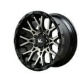 thumbnail image 1 of 20" Black With Natural Face And Dark Tint Wheel Wheel by Wheel Replica VR10-296315B, 1 of 2