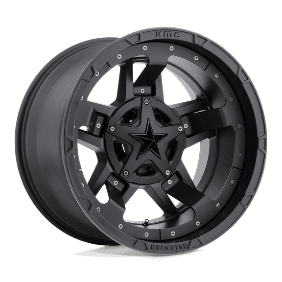 20" Black XD827 Rock Star III Wheel by KMC Wheels XD82721035724N