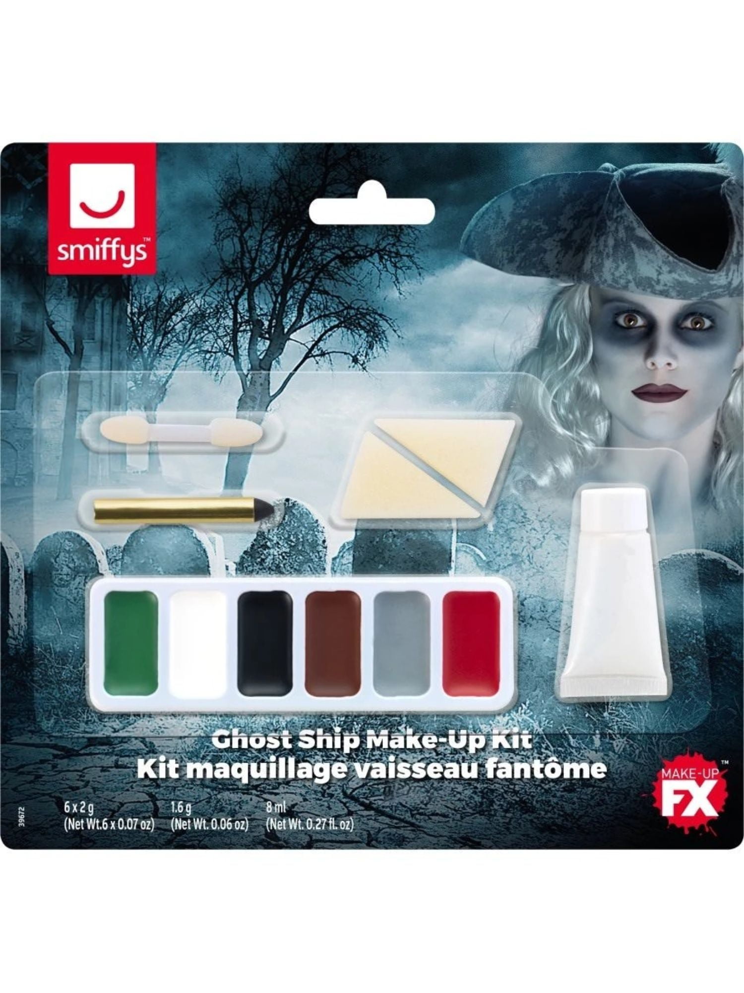 Black White Aqua Makeup Kit Make Up Unisex Black White Aqua Makeup Kit Make Up Unisex