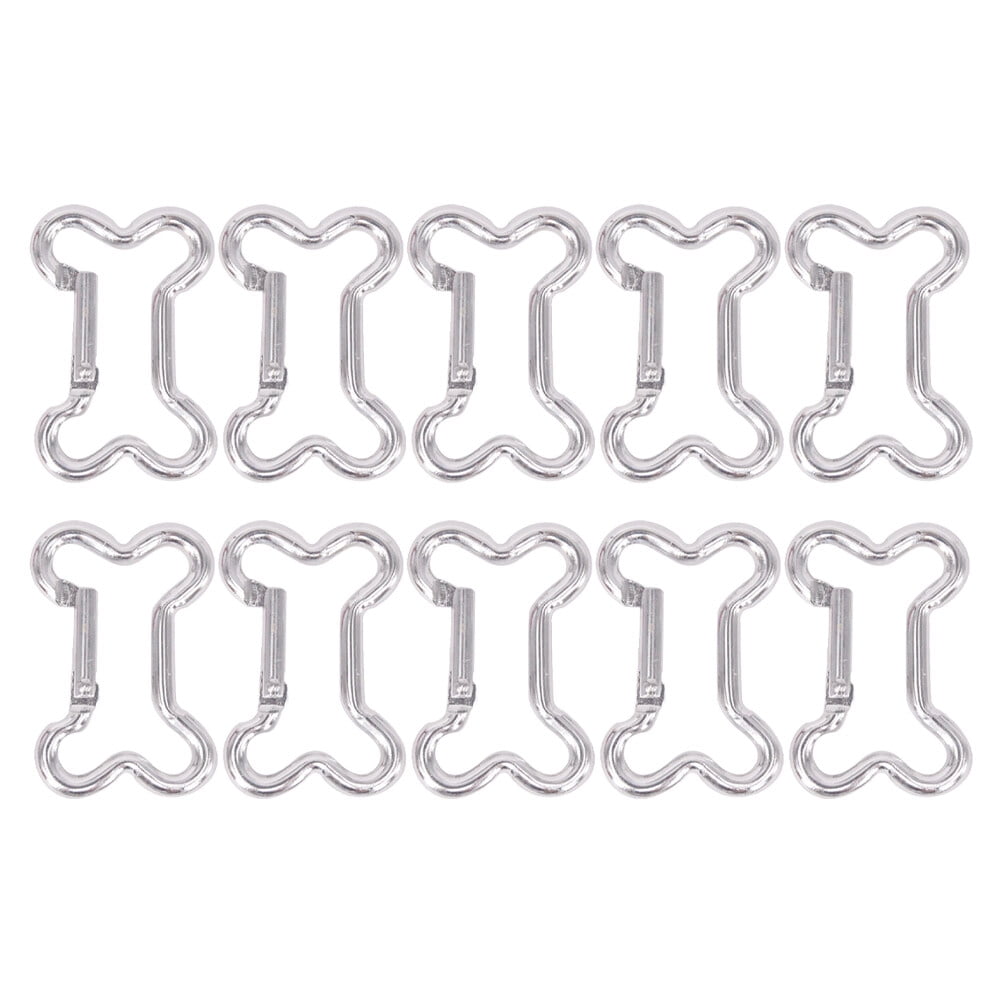 20 Bone-Shaped Carabiner Clips for Outdoor Activities