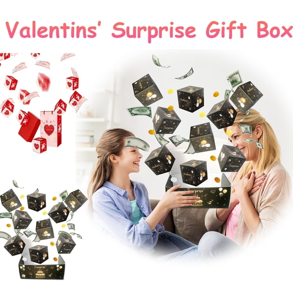 20 Boxes Money Gift Boxes for Cash Pop Up, Surprise Gift Box Explosion, Folding Pop-Up Explosion Gift Box, Surprise Box Gift Box for Money, Surprise Gift Box Explosion for Valentine's Day, AKLJWH