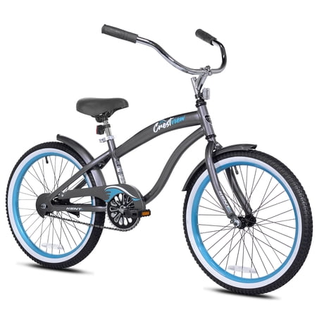Kent 20" Crest View Beach Cruiser, Grey, Girl's