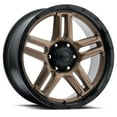 thumbnail image 1 of 20" Bronze With Black Lip 258 Prowler Wheel by Ultra Wheel 258-2963BZ+18, 1 of 2