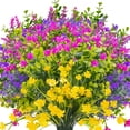 thumbnail image 1 of 20 Bundles&nbsp;Artificial Fake Flowers,&nbsp;UV&nbsp;Resistant&nbsp;Faux&nbsp;Flowers Arrangement, Fake&nbsp;Plants Greenery Shrubs&nbsp;for&nbsp;Indoor&nbsp;Outdoors, Window Box Farmhouse (5 Colors), 1 of 5