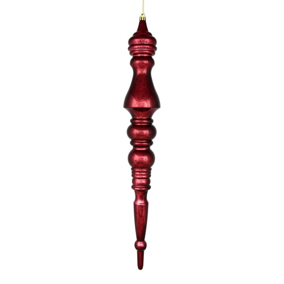 20" Burgundy Mercury Finial