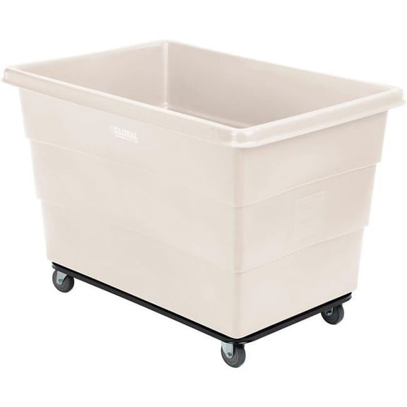 20 Bushel Steel Chassis Base White Plastic Bulk Box Truck