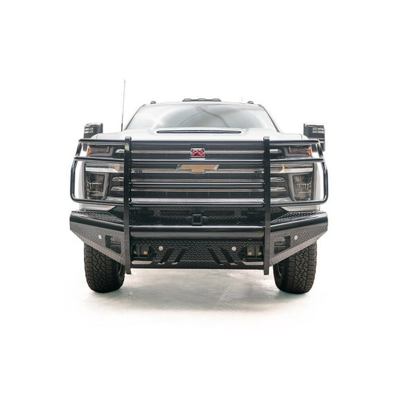 20-C SILVERADO 2500/3500 HD BLACK STEEL FRONT W/ FULL GUARD Fits select: 2020-2023 CHEVROLET SILVERADO, 2023 GMC SIERRA
