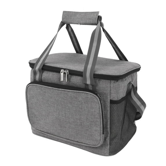 20 Can Large Lunch Bag, 12L Insulated Lunch Bag for Men, Large Leakproof Cooler Bag with Adjustable Shoulder Strap for Office Work Picnic, Freezable Lunch Box for Men Women