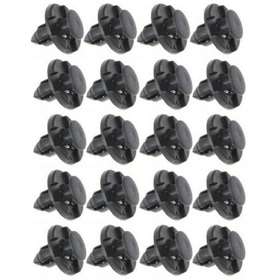 20* Car Plastic Rivet Fastener Mud Flaps Bumper Fender Push Clips for Nissan