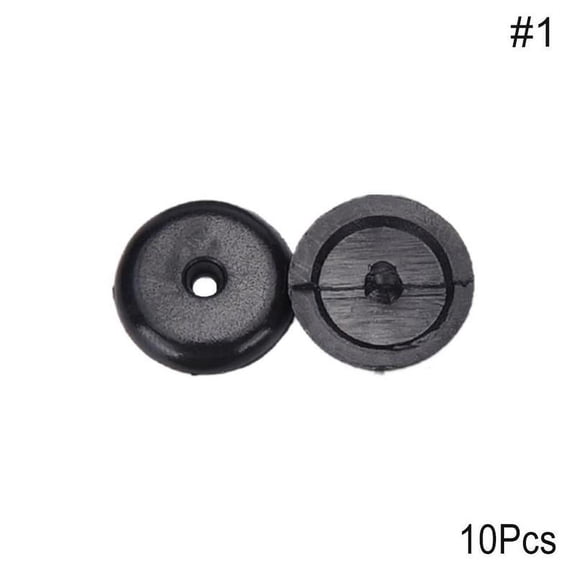 20Car Seat Belt Stop Button Safety Stopper Spacing Limit Buckle Clip Retainer Removable without Welding Black Plastic Universal J9Q1