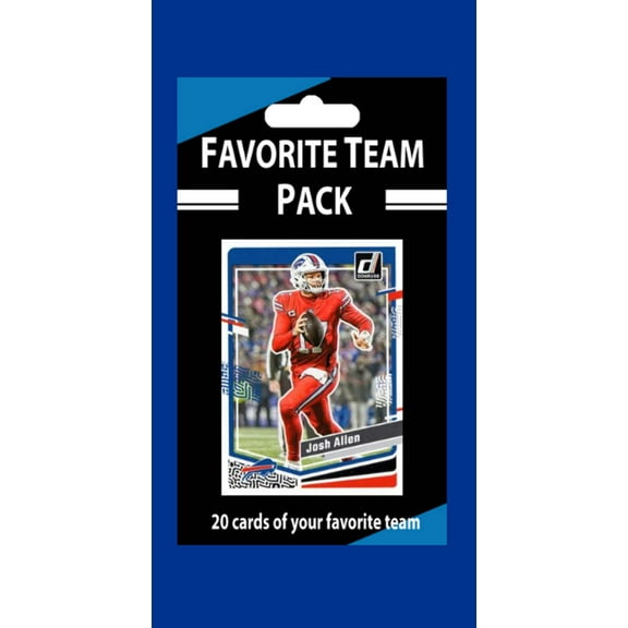20 Card Team Pack Bills 2024 2023 Score Donruss Josh Allen