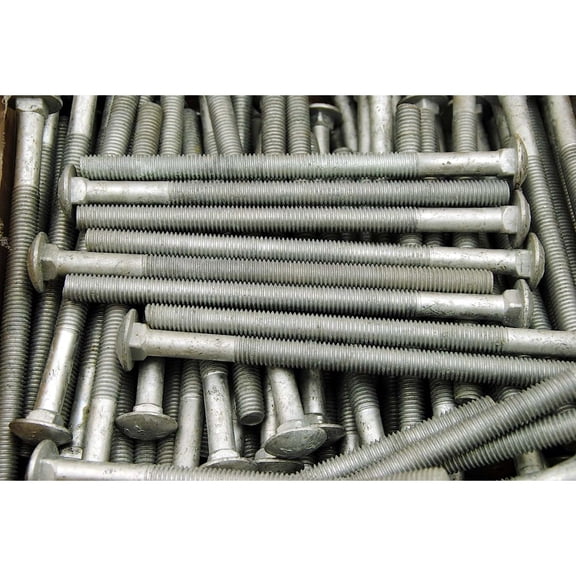 (20) Carriage Head Bolt 1/2-13 x 8 Galvanized 307A