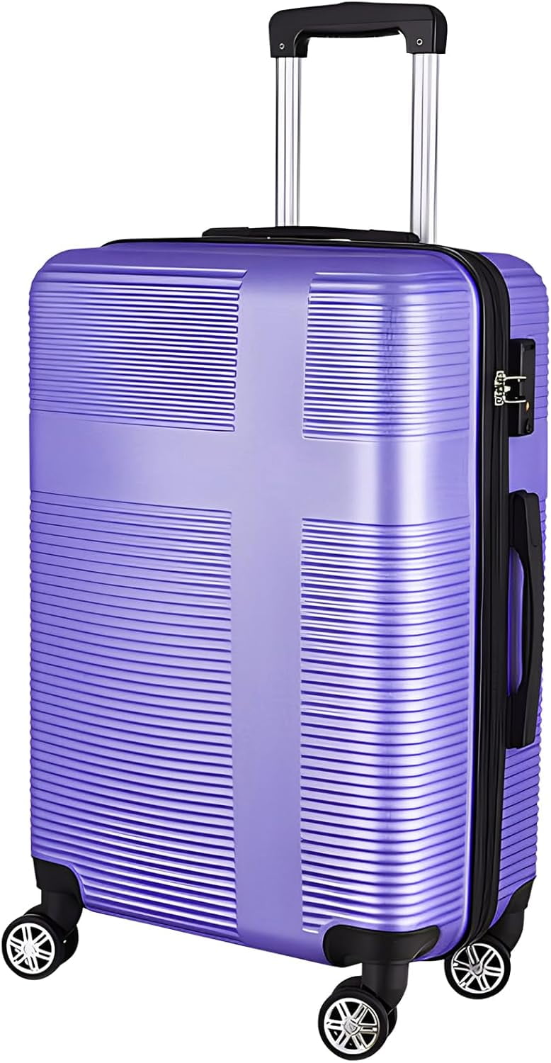 20" CarryOn Luggage, Airline Approved Size 22x14x9, ABS Lightweight