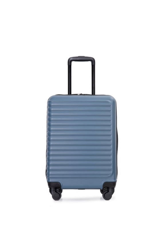 20" Carry On Luggage Hardshell Lightweight Hardside Suitcase with Silent Spinner Wheels, Blue