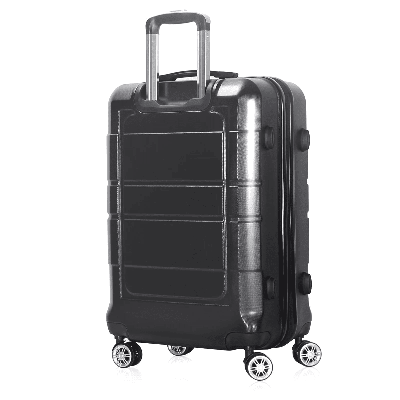 20” Carry - On Rolling Hardside Spinner Luggage - Black - Walmart.com
