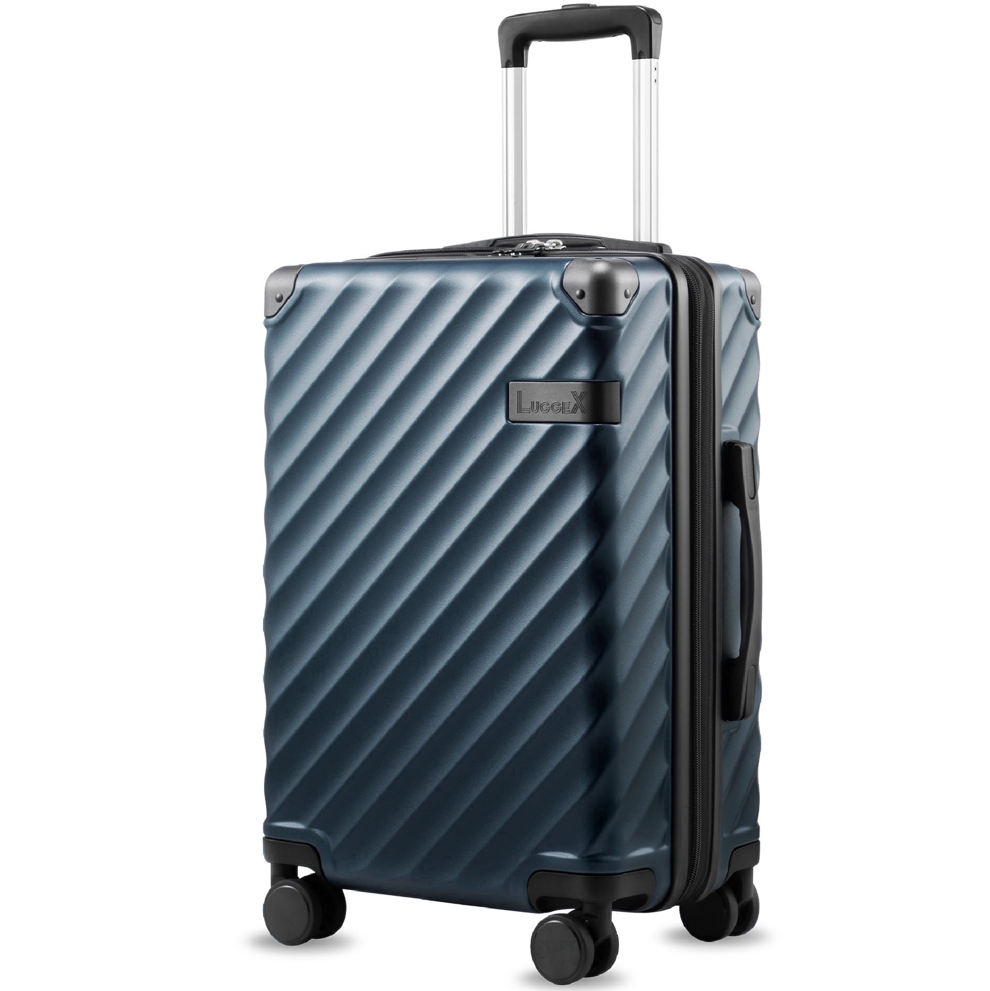 20" Carry-on Polycarbonate Expandable Hardshell Luggage,Navy