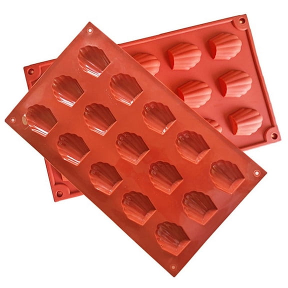 20 Cells Madeleine Cake Mold Shell Shaped Silicone Baking Cookie Biscuit Molds DIY Bakeware Pan Mould Kitchen Tools