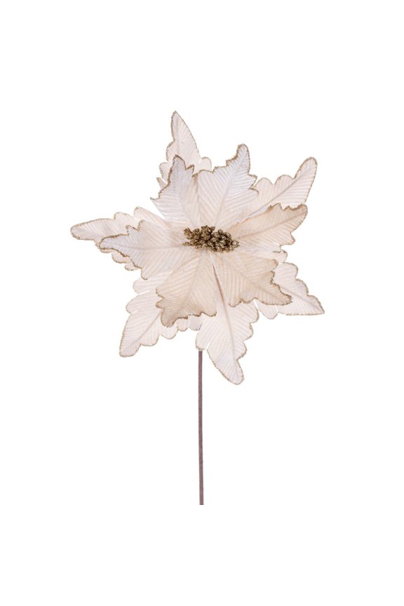 20" Champagne Deluxe Velvet 13" Flw 3/Bg