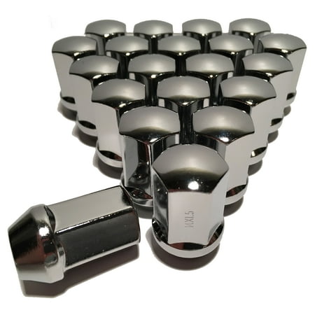20 Chrome 14x1.5 Dodge Charger Challenger 300C Original Style Factory Lug Nuts