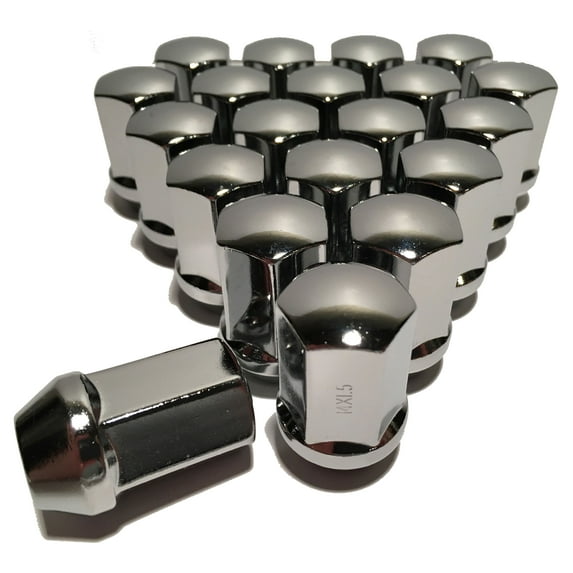 20 Chrome 14x1.5 Dodge Charger Challenger 300C Original Style Factory Lug Nuts