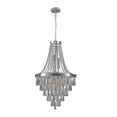 thumbnail image 1 of 20" Chrome Crystal Chandelier with Adjustable Height, Modern Ceiling Light Fixture for Living Room, Dining Room, Staircase, 11-Light E12 Bulb Base (No Bulbs), 1 of 11