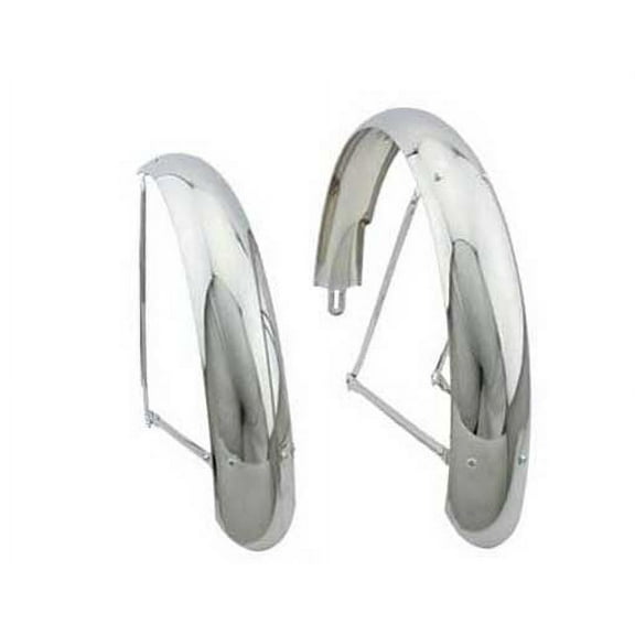 20" Classic Adjustable Fender Set Chrome. for bicycles, bikes, for 20" lowrider bike