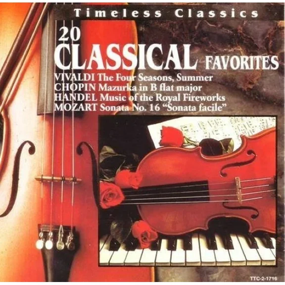 20 Classical Favorites - Music CD - Timeless Classics - Very Good - Audio CD - Sold by gmusic