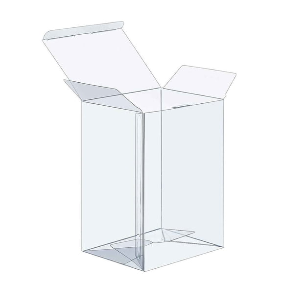 20 Clear Gift Boxes 6.43.74.7 In Presents, Wedding, Birthday