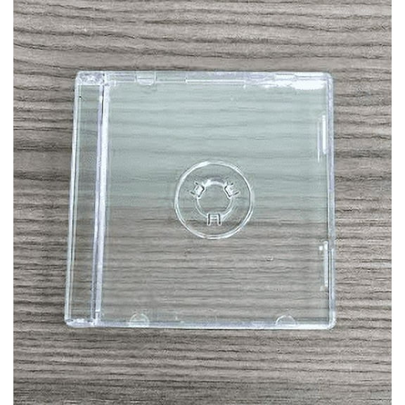 20 Clear W/ Clear Back GameCube Mini Game Disc Cases
