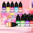 thumbnail image 1 of 20-Color Liquid Candle Dye Set – Highly Concentrated Oil-Based for Soy, Beeswax & Gel (Pink Box, 5ml Each, 20 Bottles), 1 of 7