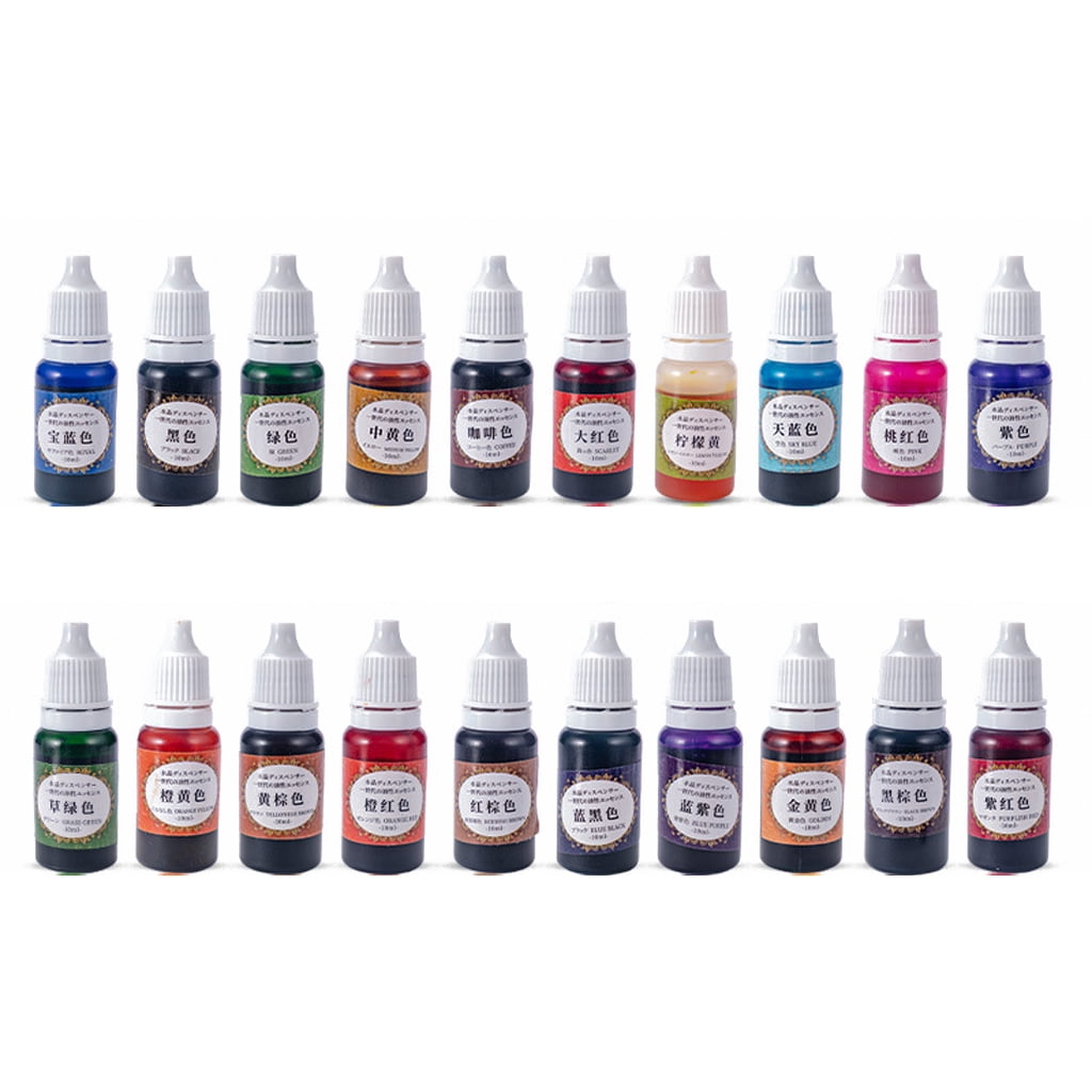 20 Color Liquid Solid Chroma Color Resin Pigments Dye Uv Resin Epoxy