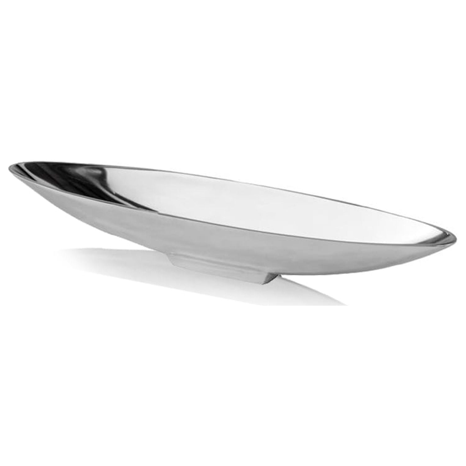 20" Shiny Silver Aluminum Short Boat Tray