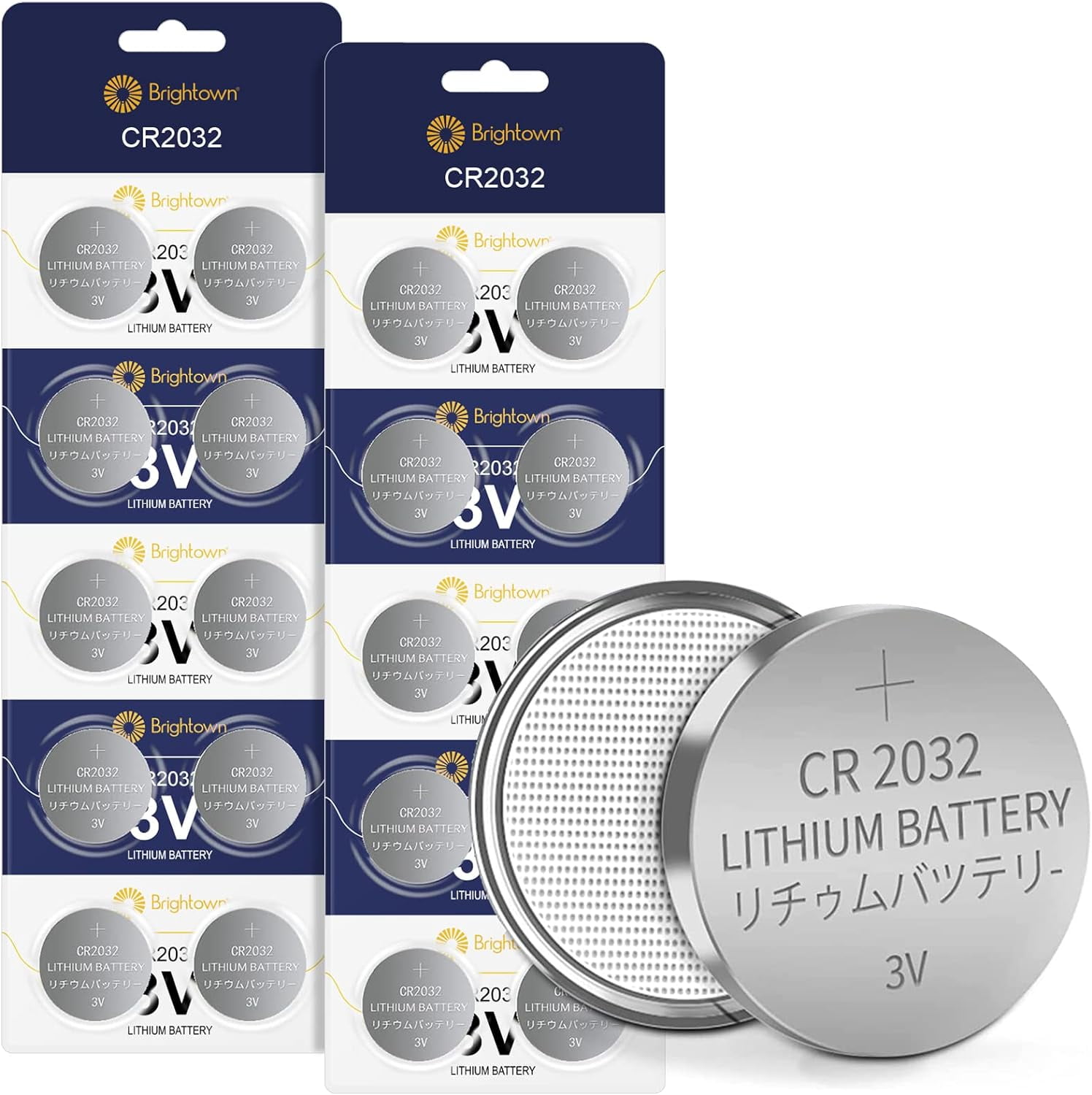 20 Count CR2032 Lithium Coin Cell Battery, 3V Blister Packed CR2032