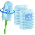 thumbnail image 1 of 20 Count Duster Refills,Heavy Duty Multi Surface Duster Replacement with 1 Extra Handle for Cleaning Furniture,Blinds,Ceiling Fans and Car, 1 of 7