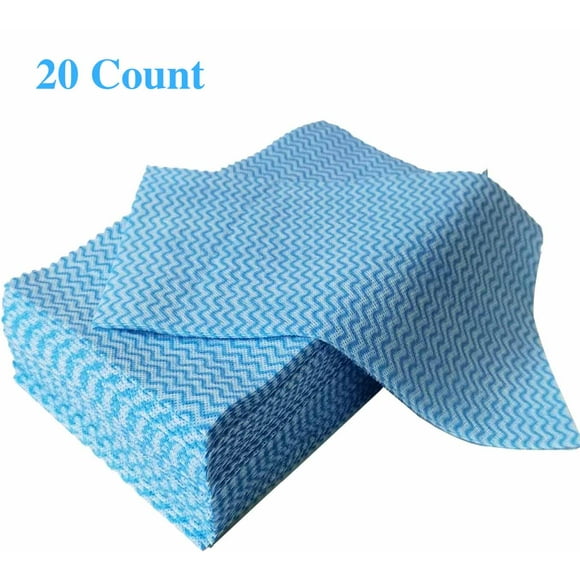 20 Count/Pack Disposable Cleaning Towels Dish Towels and Dish Cloths Reusable Towels,Handy Cleaning Wipes
